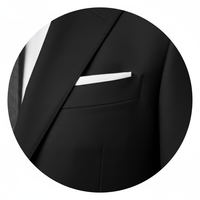 D9 - Black Abram Travel Jacket (Sold Separately) 100% Wool - Harrys for Menswear