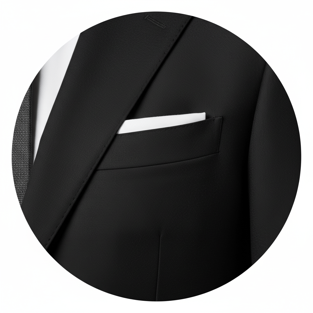 D9 - Black Abram Travel Jacket (Sold Separately) 100% Wool - Harrys for Menswear