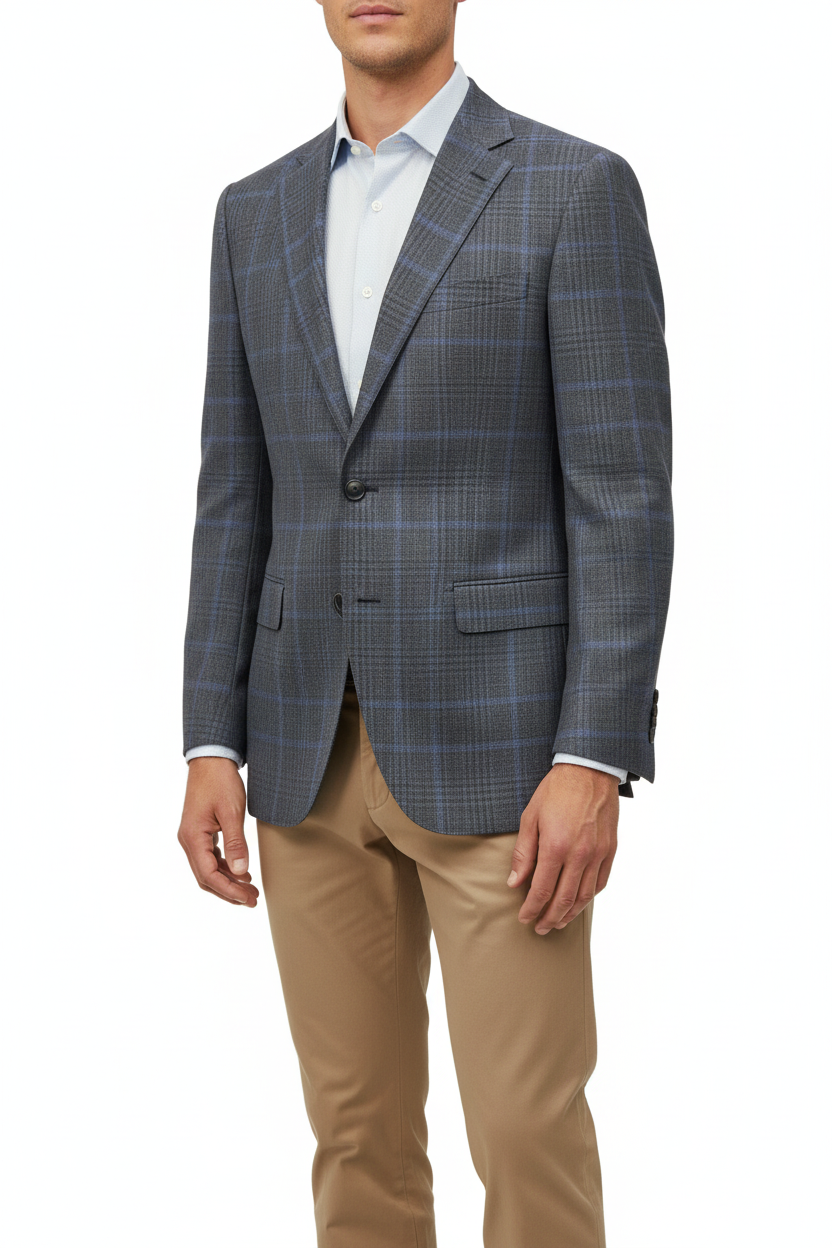 JW16 Charcoal Sports Coat – Model Image