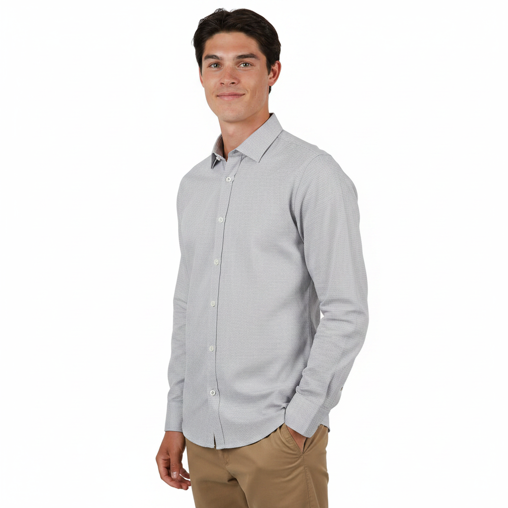 James Harper Shirt - Light Grey