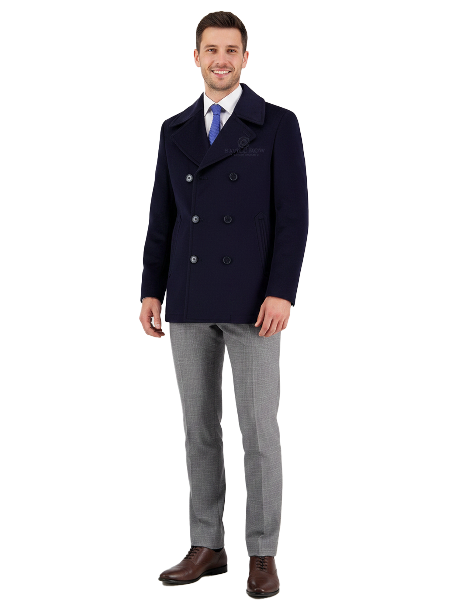 Men's Navy Double-Breasted Overcoat – Jason Savile Row | Harrys for Me…

Shop the Jason Double-Breasted Overcoat by Savile Row. Premium wool blend, wide lapels, rich navy. Sizes M–5XL. Classic London tailoring for men.
$279.00 AUD