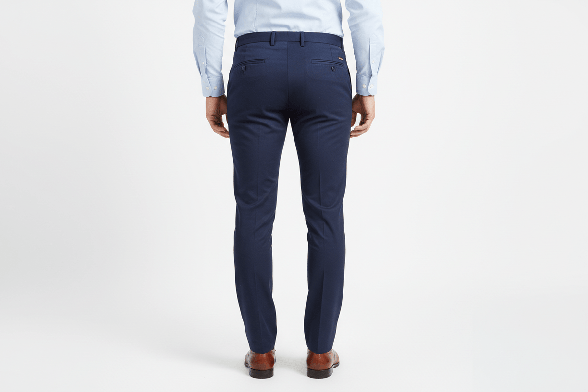 D7 - Navy Jesse Slim - Fit Pant - Harrys for Menswear