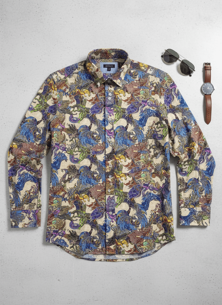L400 Dragon Shirt L/S - Harrys for Menswear