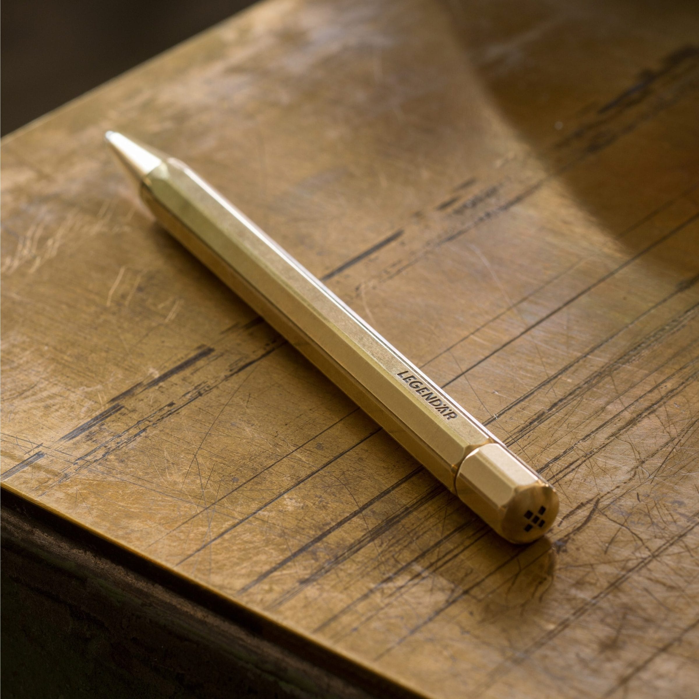 LEGENDÄR Brass Ballpoint Pen Twist