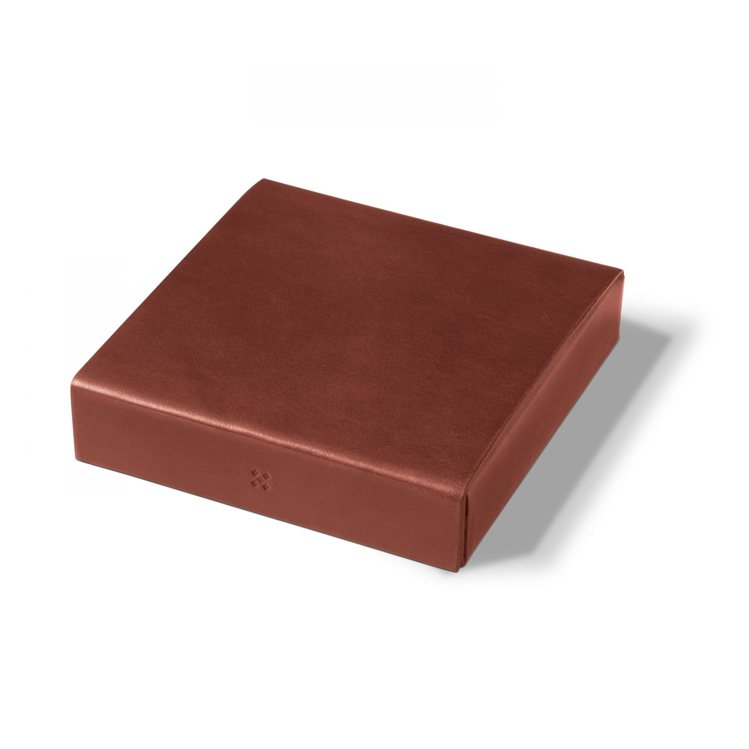 Leather Case ETWEE Square - Chestnut