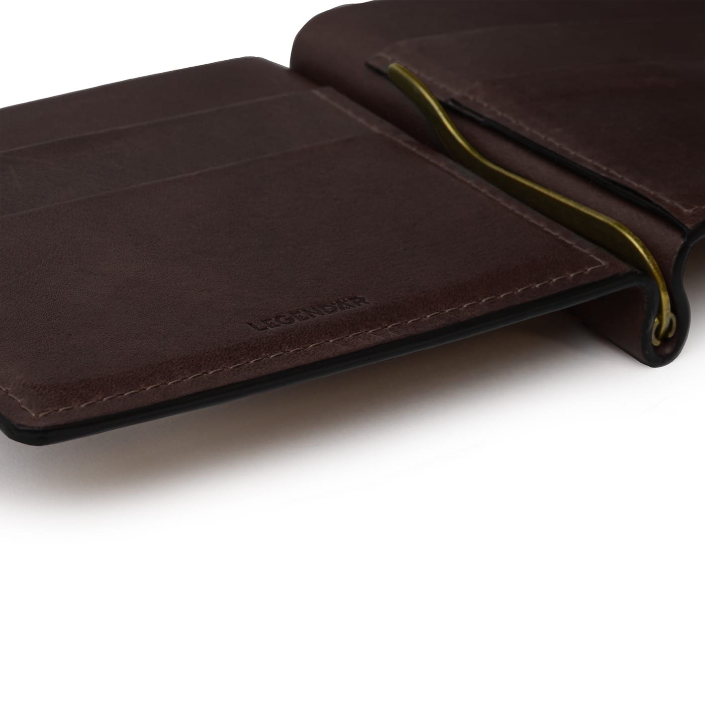LEGENDÄR Leather Wallet CLYP - mocha