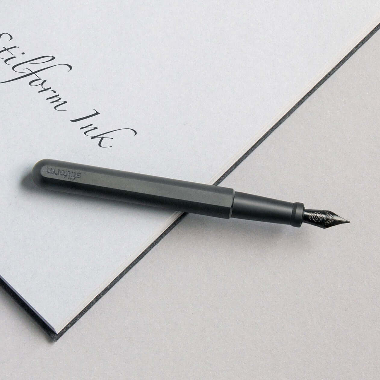 Nib Black Steel, Broad