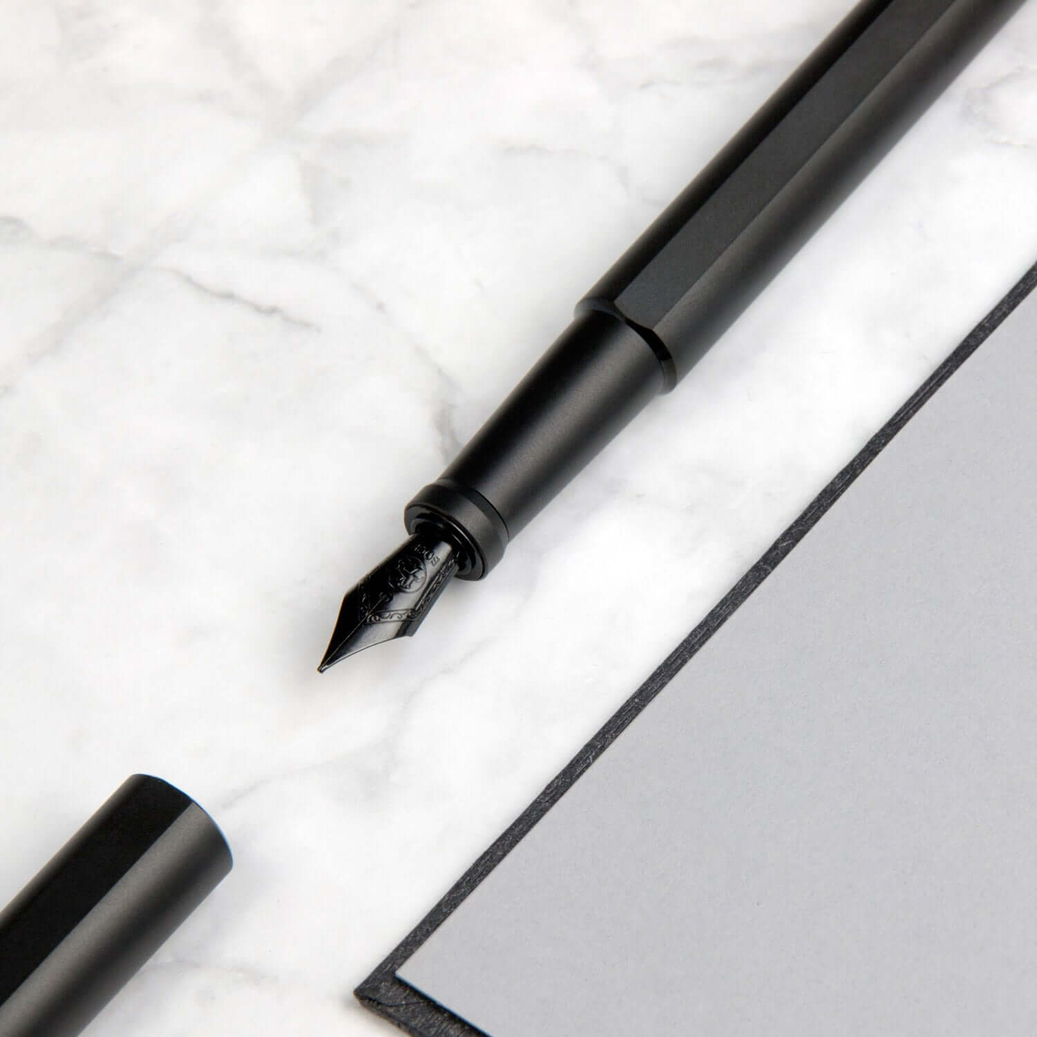 Nib Black Steel, Broad