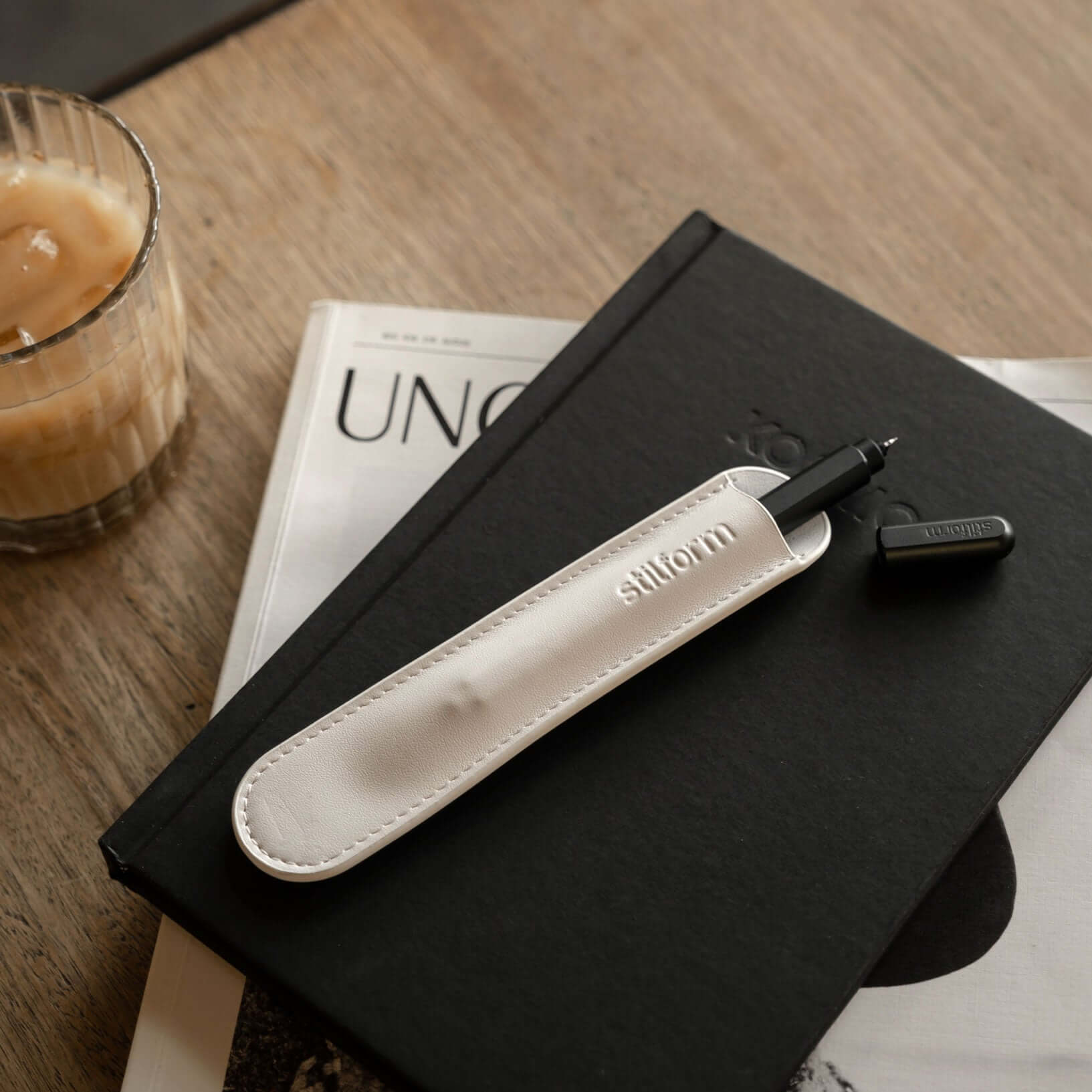 Leather Pouch, Black Leather