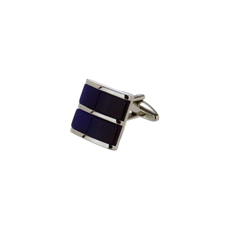 Dark Navy Cat's Eye Cufflinks