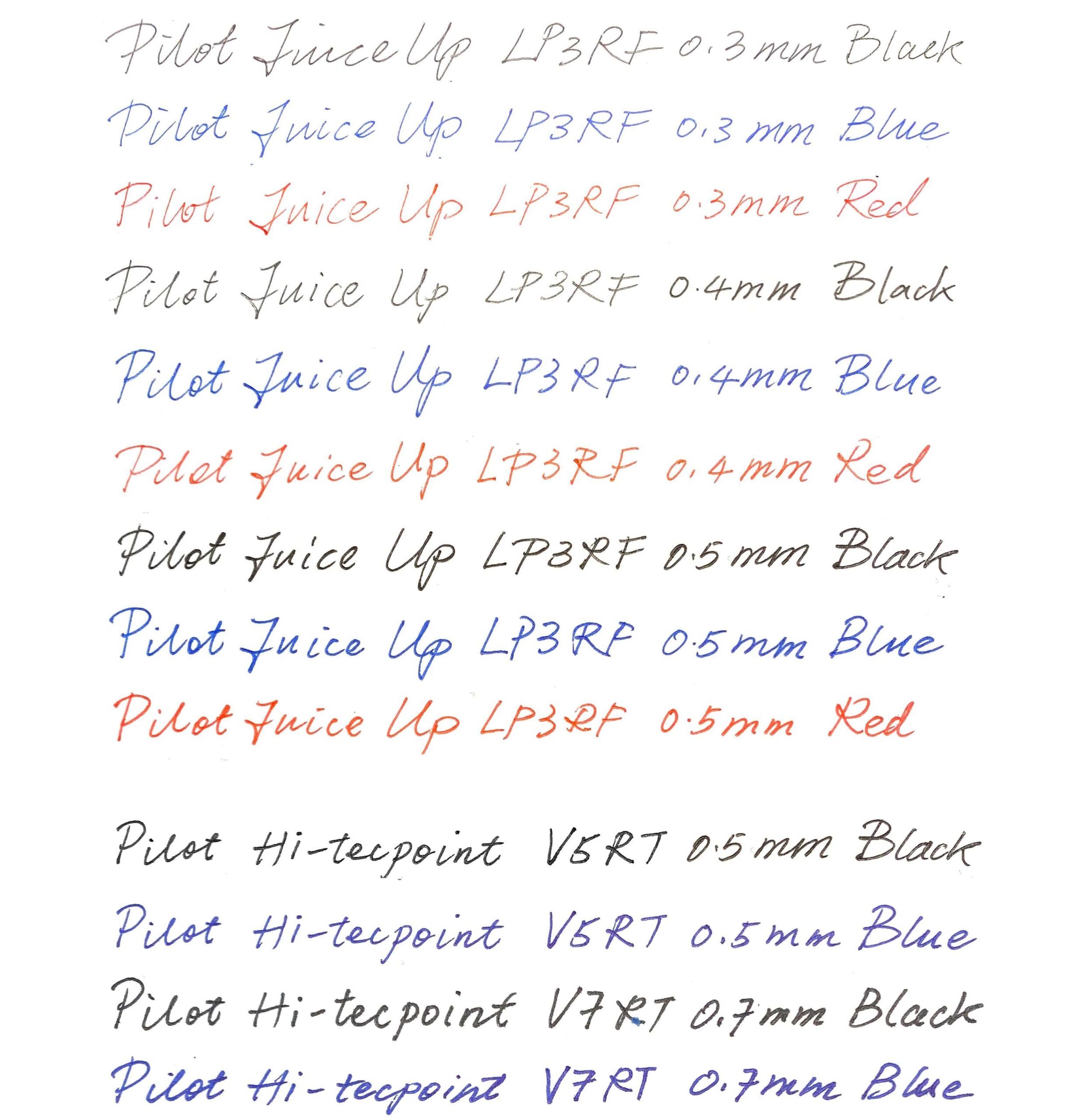 Pilot LP3RF Juice Up Refill, Red / 0.3mm