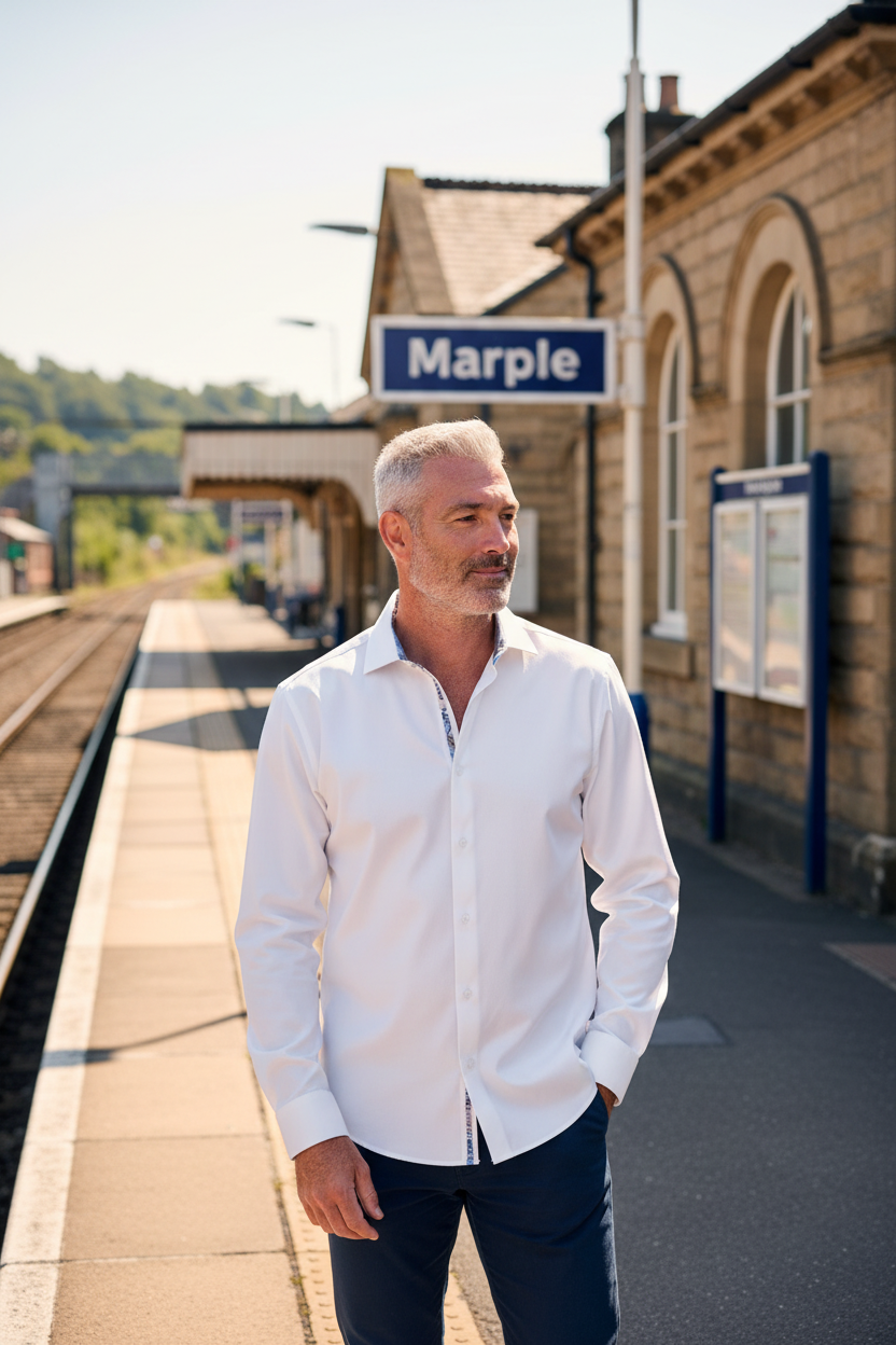RR0023 Marple Lifestyle — White at Marple Station