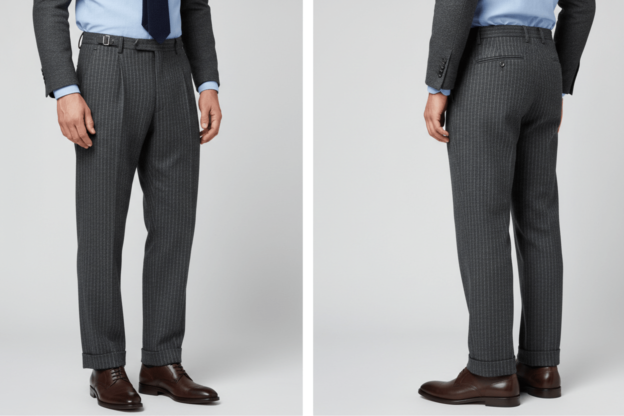 SW4 - Charcoal Abram Pin - Stripe Suit Jacket |Harrys for Menswear - Harrys for Menswear