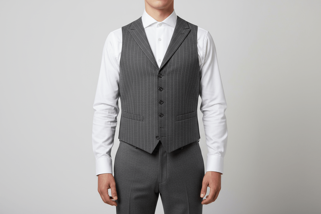 SW4 - Charcoal Abram Pin - Stripe Suit Jacket |Harrys for Menswear - Harrys for Menswear