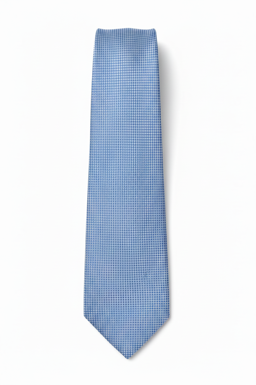 Sky Blue Self-Pattern Tie