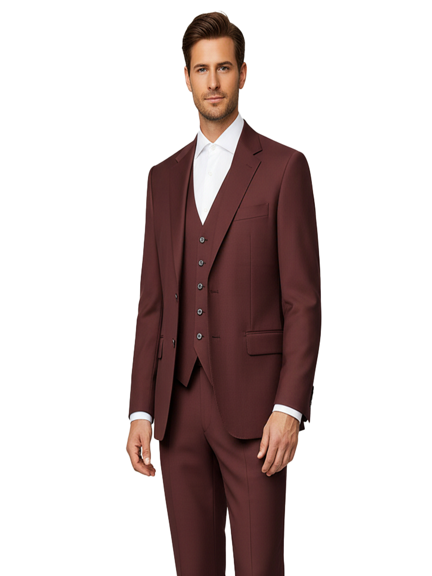 SM6-Wine Abram Jacket ( Sold Seperately)