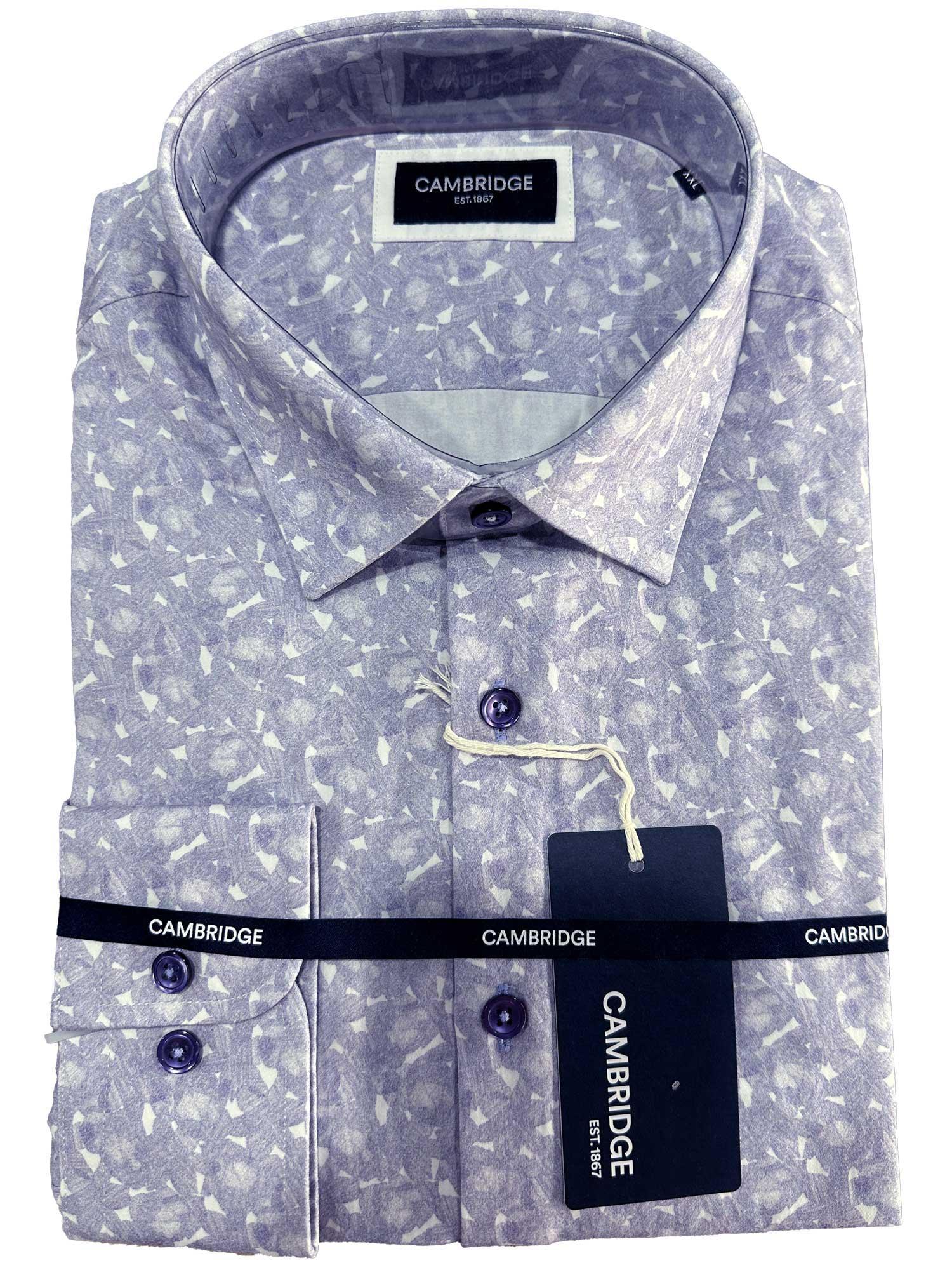 Sorrento L/S Shirt FCS353 Lilac - Harrys for Menswear