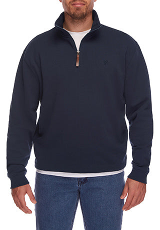 Sterling - Zip front Polo Sweat  https://harrysformenswear.com.au/products/sterling-zip-front-polo-sweat  The Oversized Fleece Stirling is another great option for winter, nice and soft and fleecy on the inside in a Cotton Polyester Blend, available in colours Brick, Charcoal & Navy