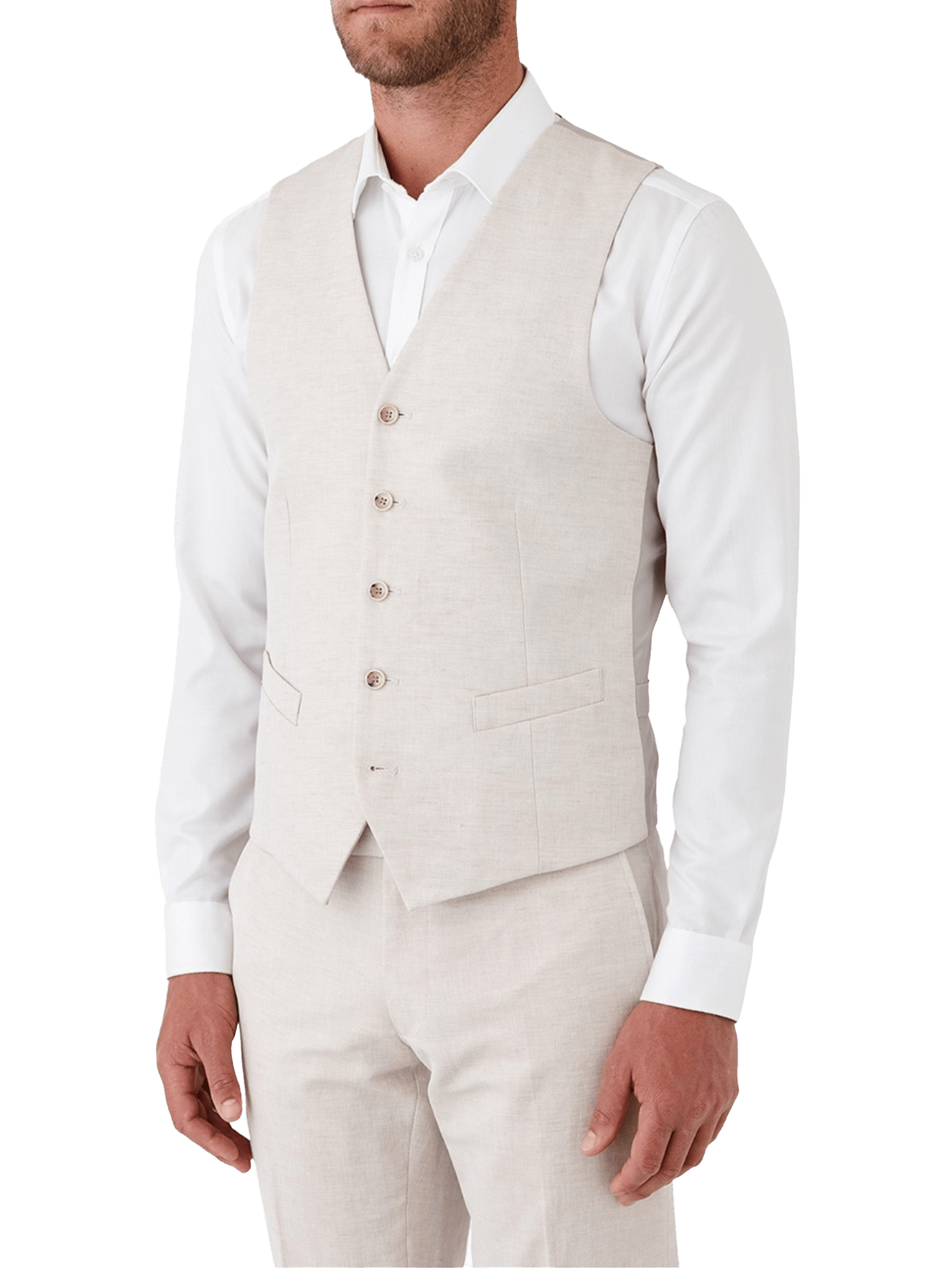 Taurus Waist Coat Stone - Harrys for Menswear