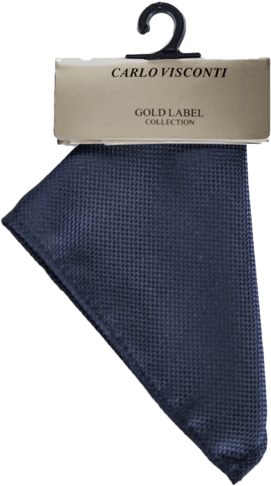 Self Pattern Tie-Hank-Bow-Navy - Harrys for Menswear