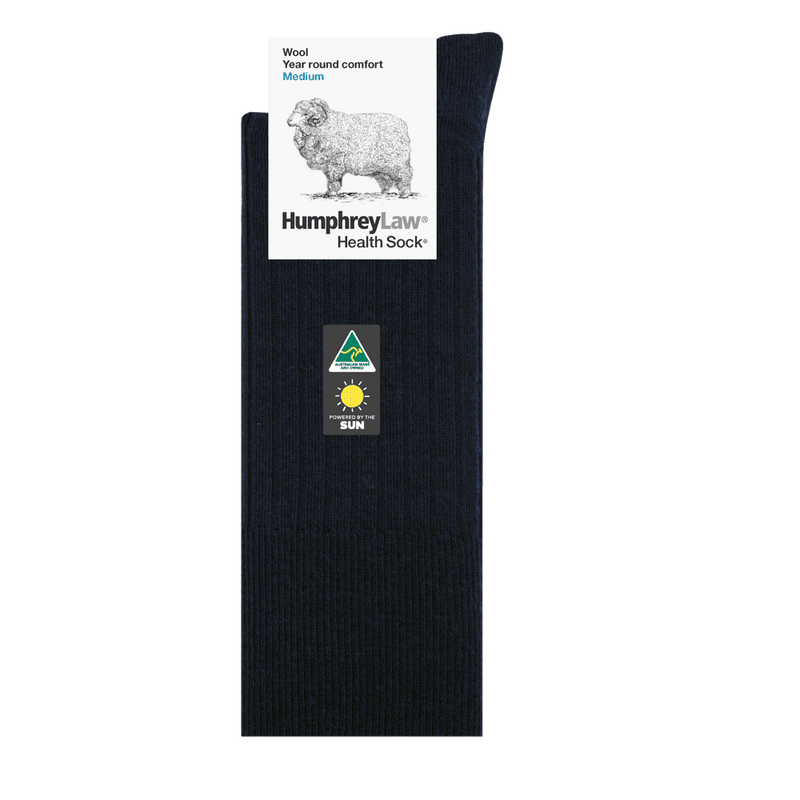 Wool Blend Health Socks- - Harrys for Menswear