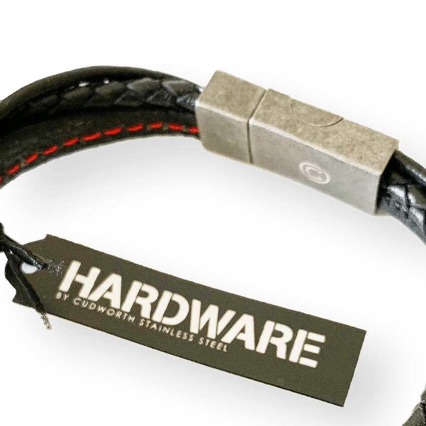 Leather Bracelet-Black-630-95 - Harrys for Menswear