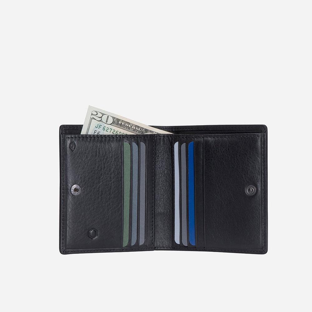 SLIM BIFOLD WALLET WITH COIN, CAMO-6495HACAG - Harrys for Menswear