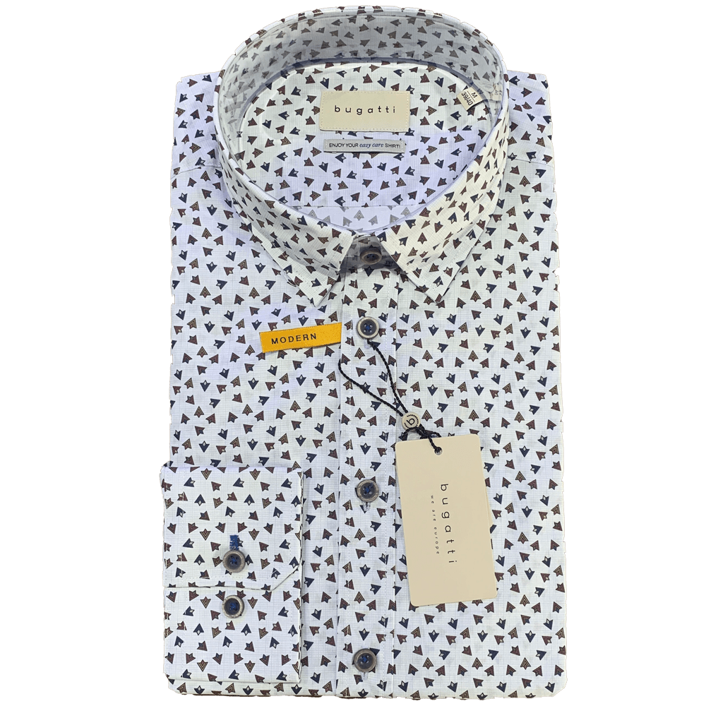 Bugatti L/S Shirt-68837-320 - Harrys for Menswear
