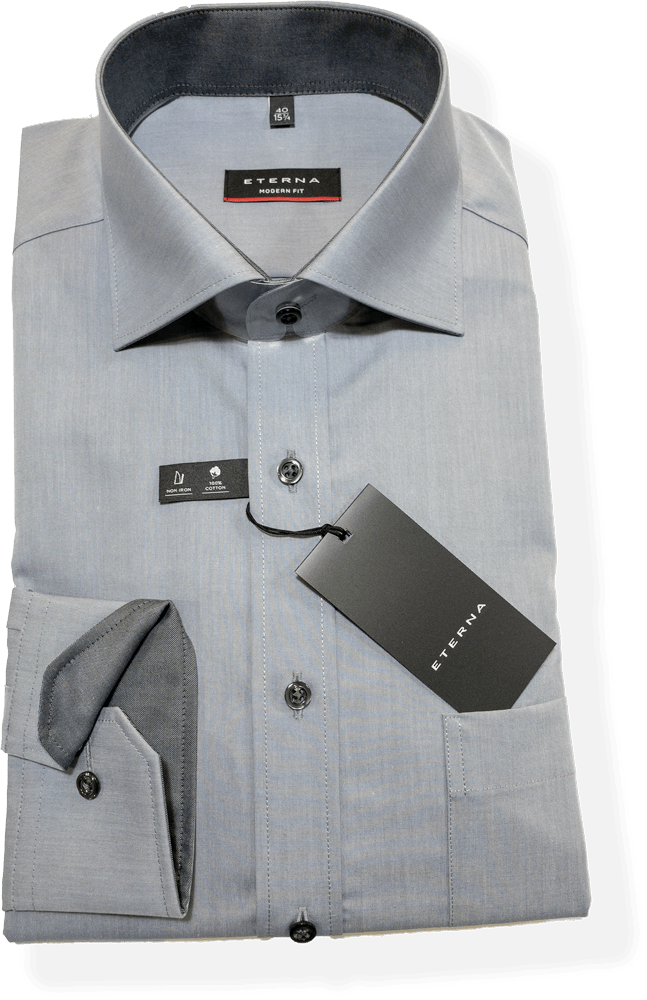 Eterna 8500M-32-Chambray Grey - Harrys for Menswear