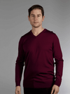 Classic V Neck Pullover Rust BL9524 - Harrys for Menswear