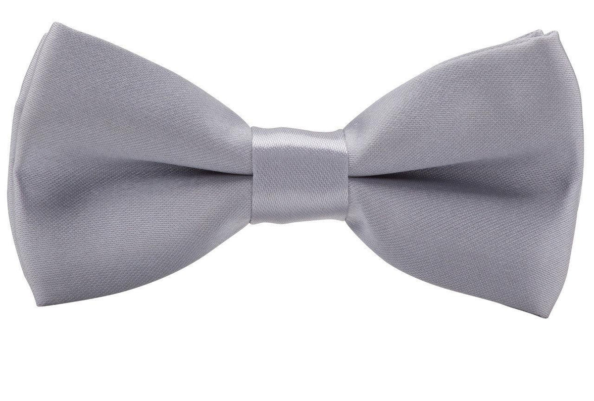 Buckle Bow Tie-Silver - Harrys for Menswear