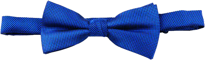 Self Pattern Tie-Hank-Bow-Royal - Harrys for Menswear