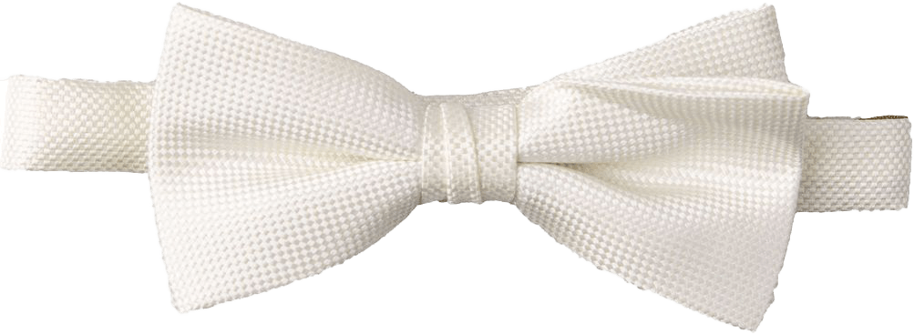 Self Pattern Tie-Hank-Bow-Ivory - Harrys for Menswear