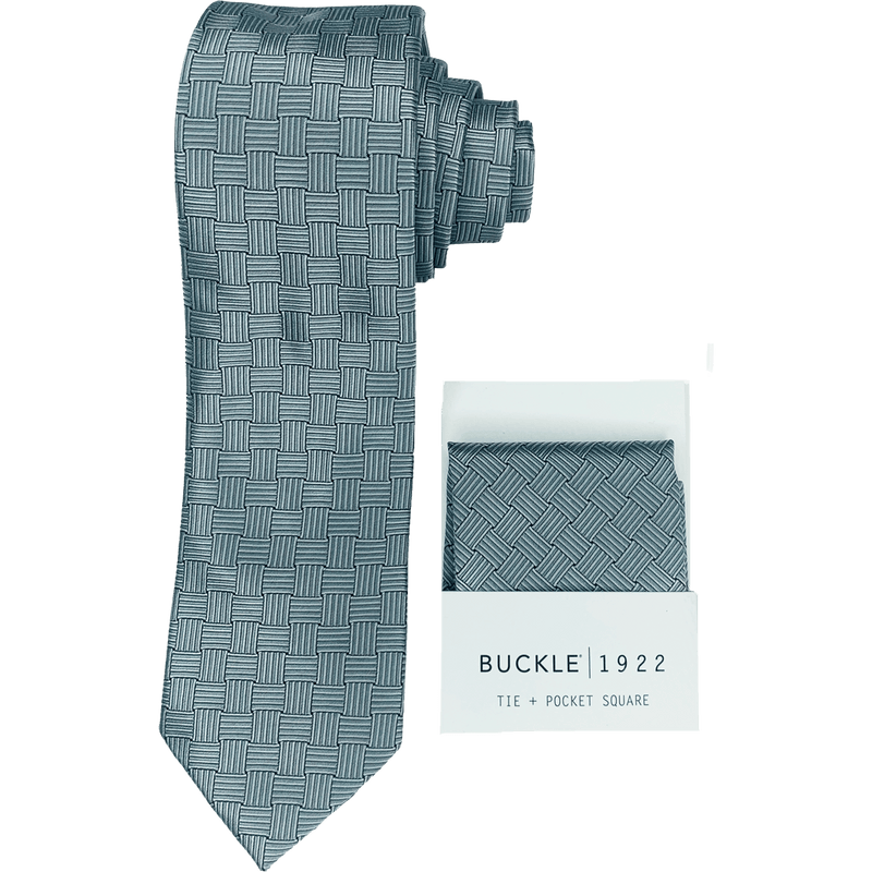 Basket Weave Tie & Hank - Harrys for Menswear