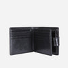 BIFOLD WALLET WITH COIN AND ID WINDOW-2790OXBLG - Harrys for Menswear