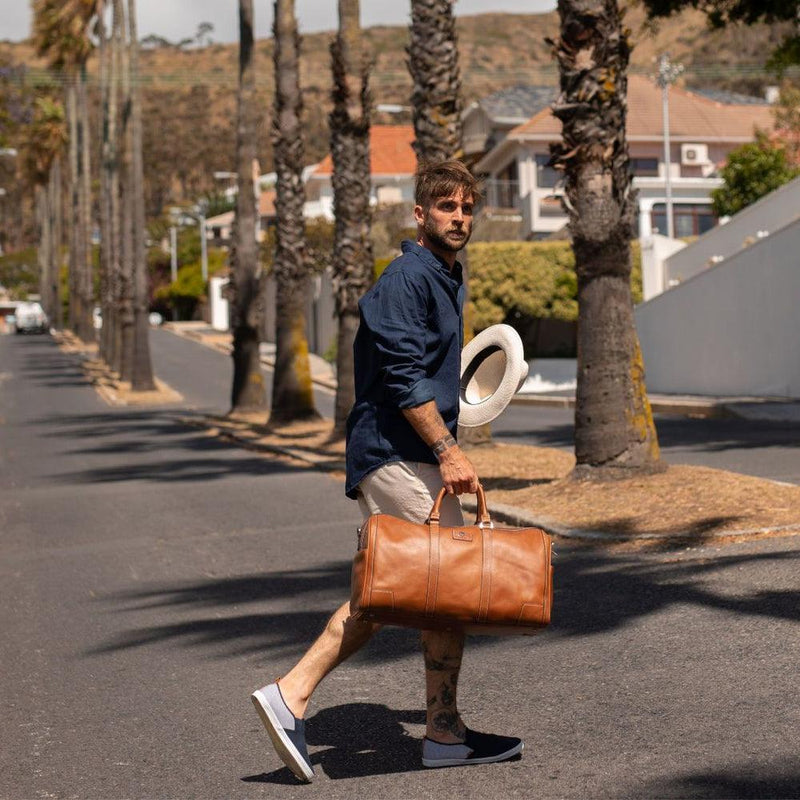 Montana - Large Leather Cabin Holdall - Harrys for Menswear