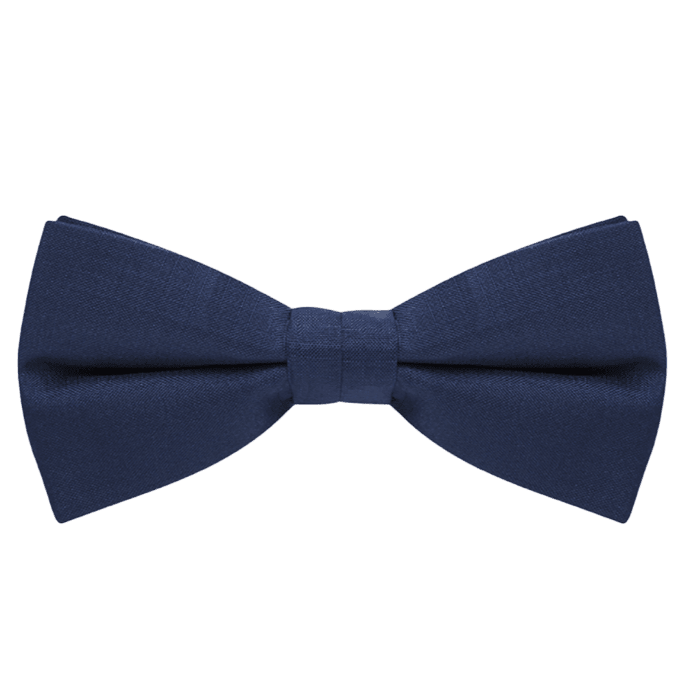 Bow Plain Satin - Midnight - Harrys for Menswear