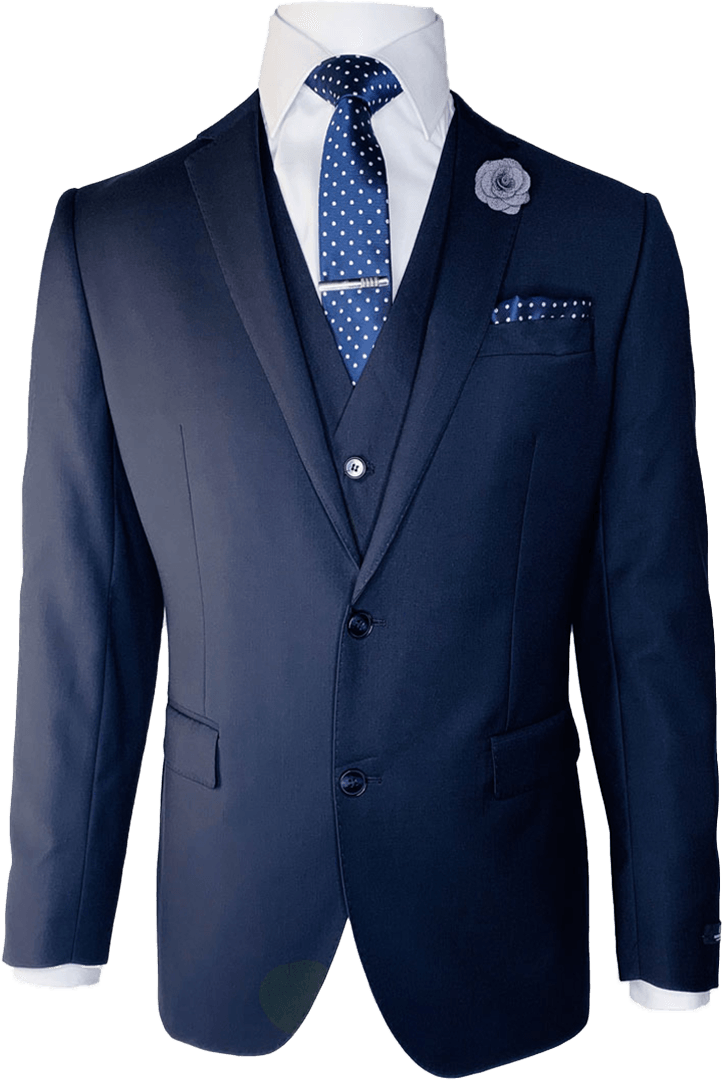 D6-Cobalt Abram 3 piecs Travel Suit (Sold as a nested Suit) - Harrys for Menswear