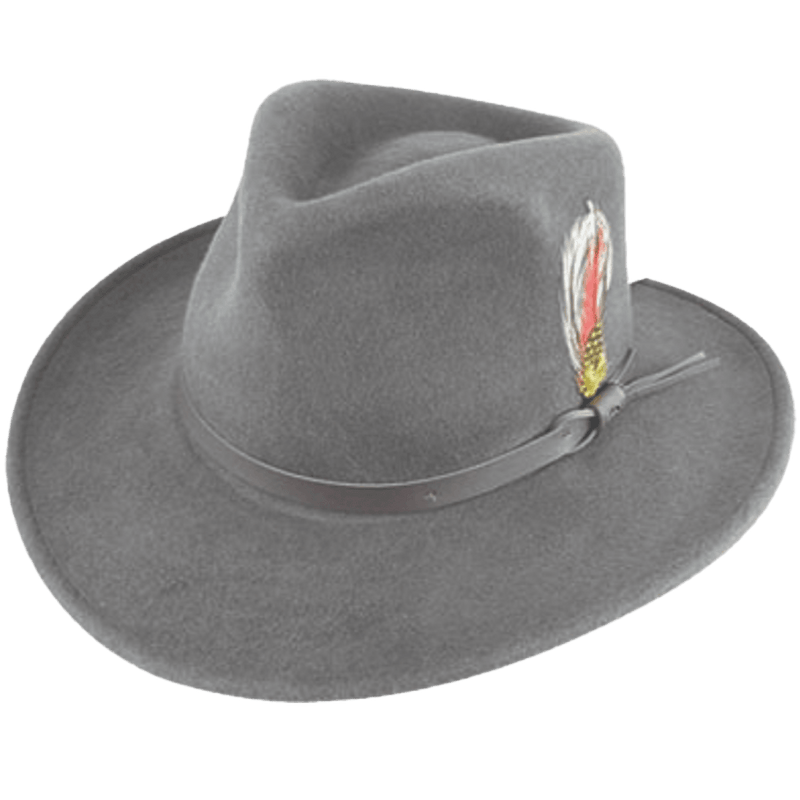 Crushable Water Repellent Outback Hat - Harrys for Menswear