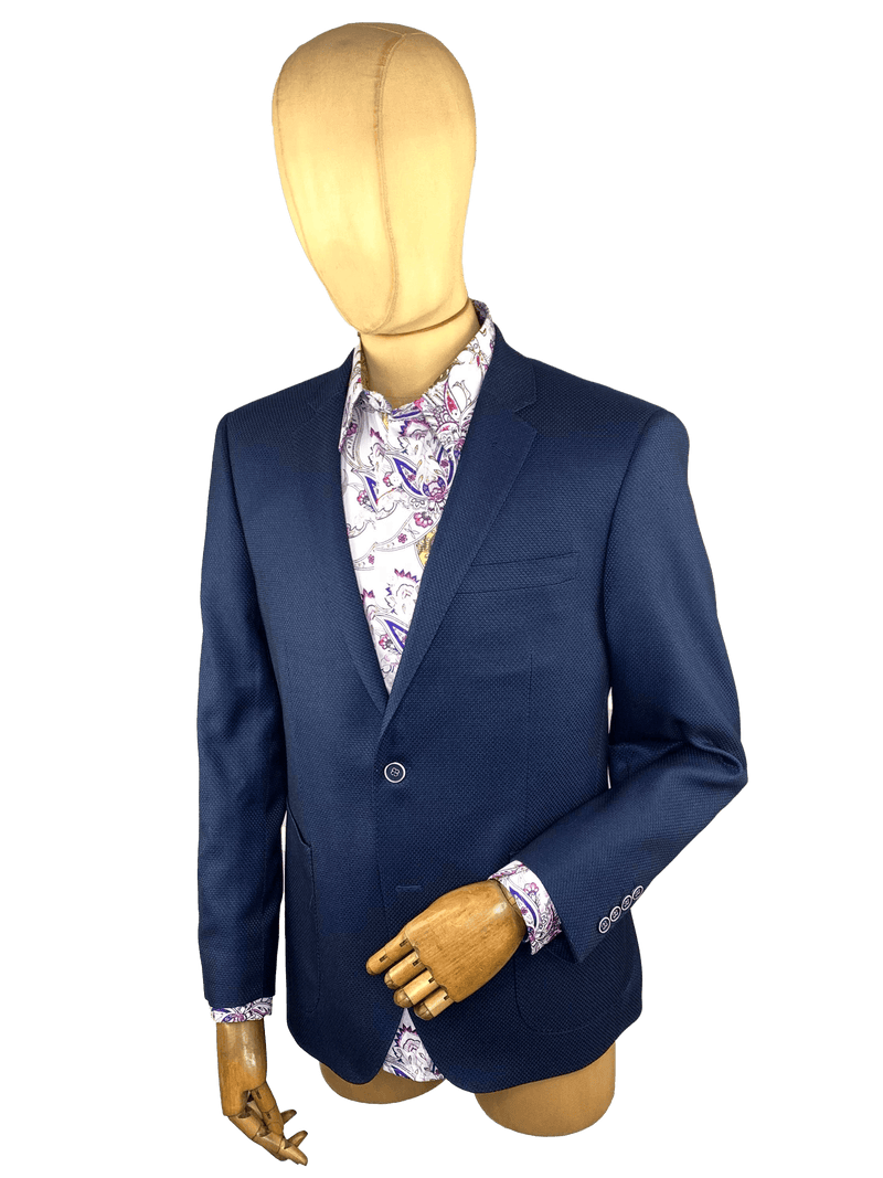 JT6-Navy Agar Sports Coat - Harrys for Menswear