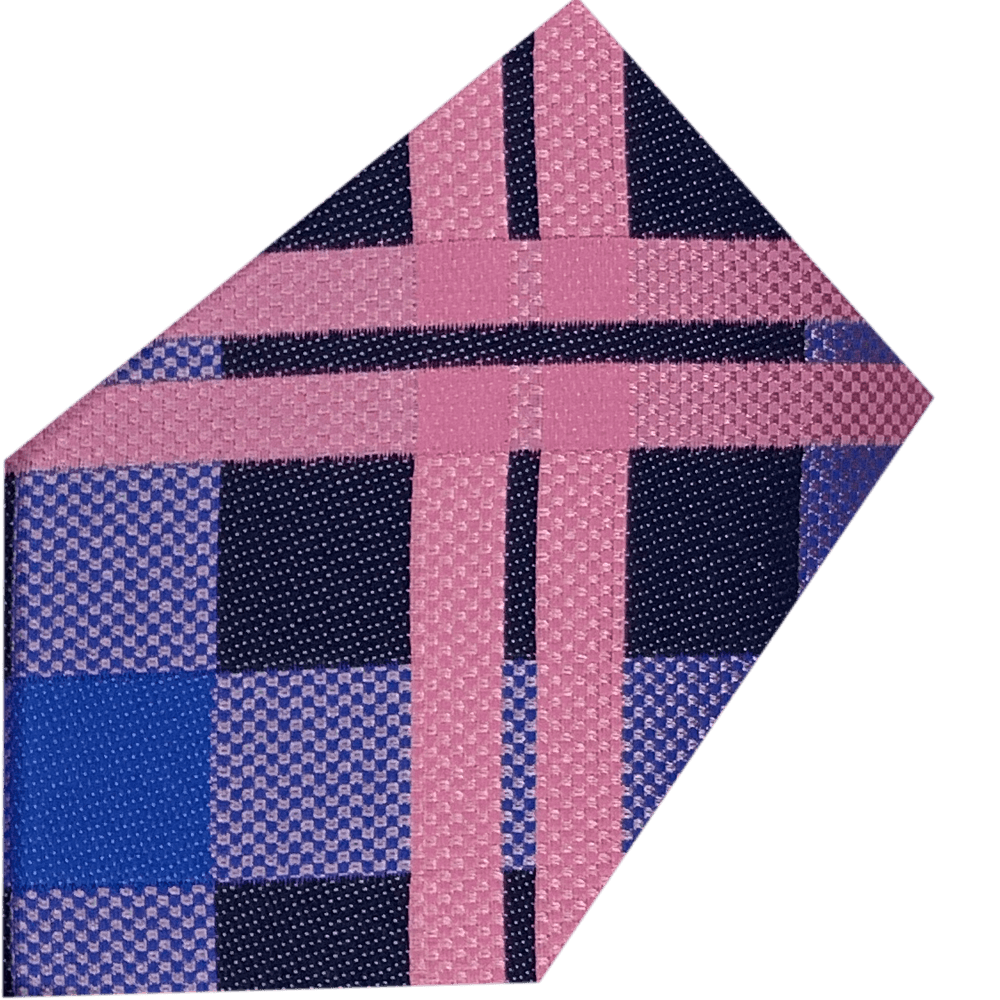 Jacheck Tie-Bow & Hank Set Col #7-Pink - Harrys for Menswear