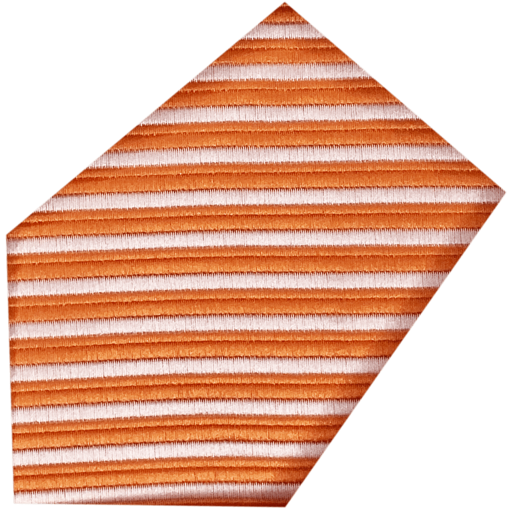 Jasstripe Tie-Bow & Hank Set Col #11-Orange - Harrys for Menswear