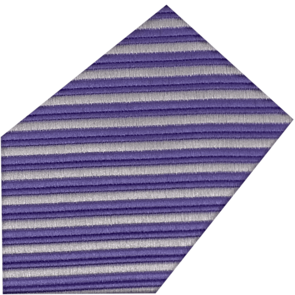Jasstripe Tie-Bow & HankSet Col #6-Purple - Harrys for Menswear