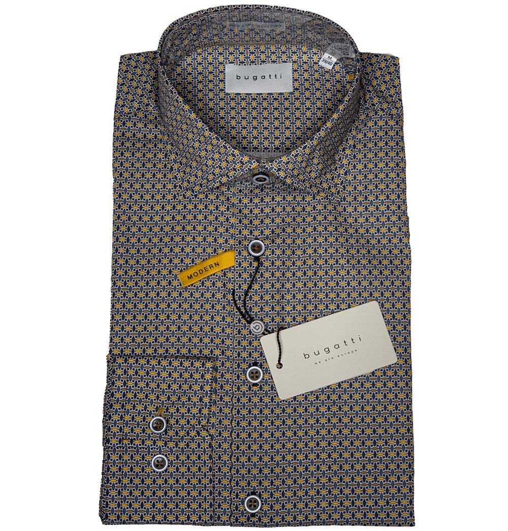 Bugatti L/S Shirt-68830-650 - Harrys for Menswear