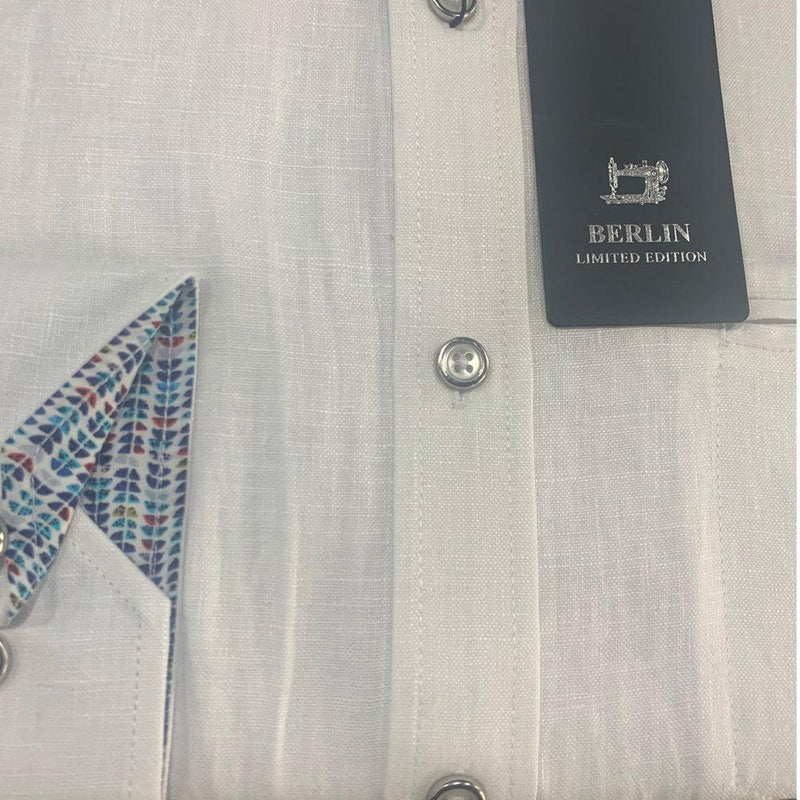 Linen L/S Shirt -L648 - Harrys for Menswear