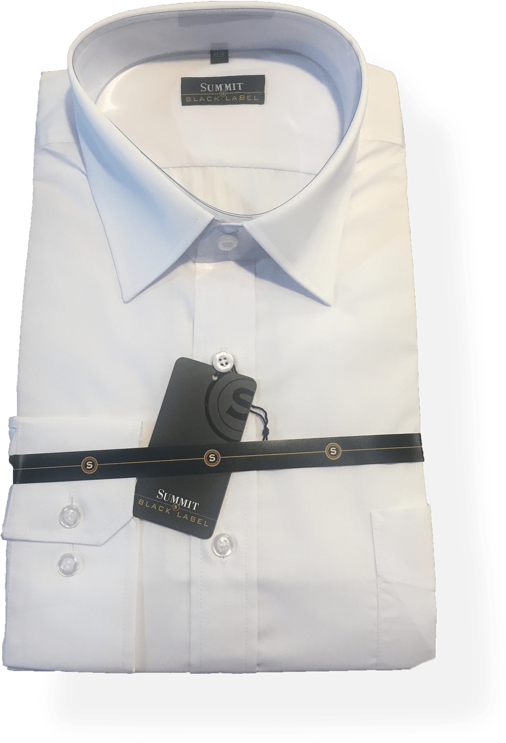 Summit Black Label White L/S Business Shirt - Harrys for Menswear