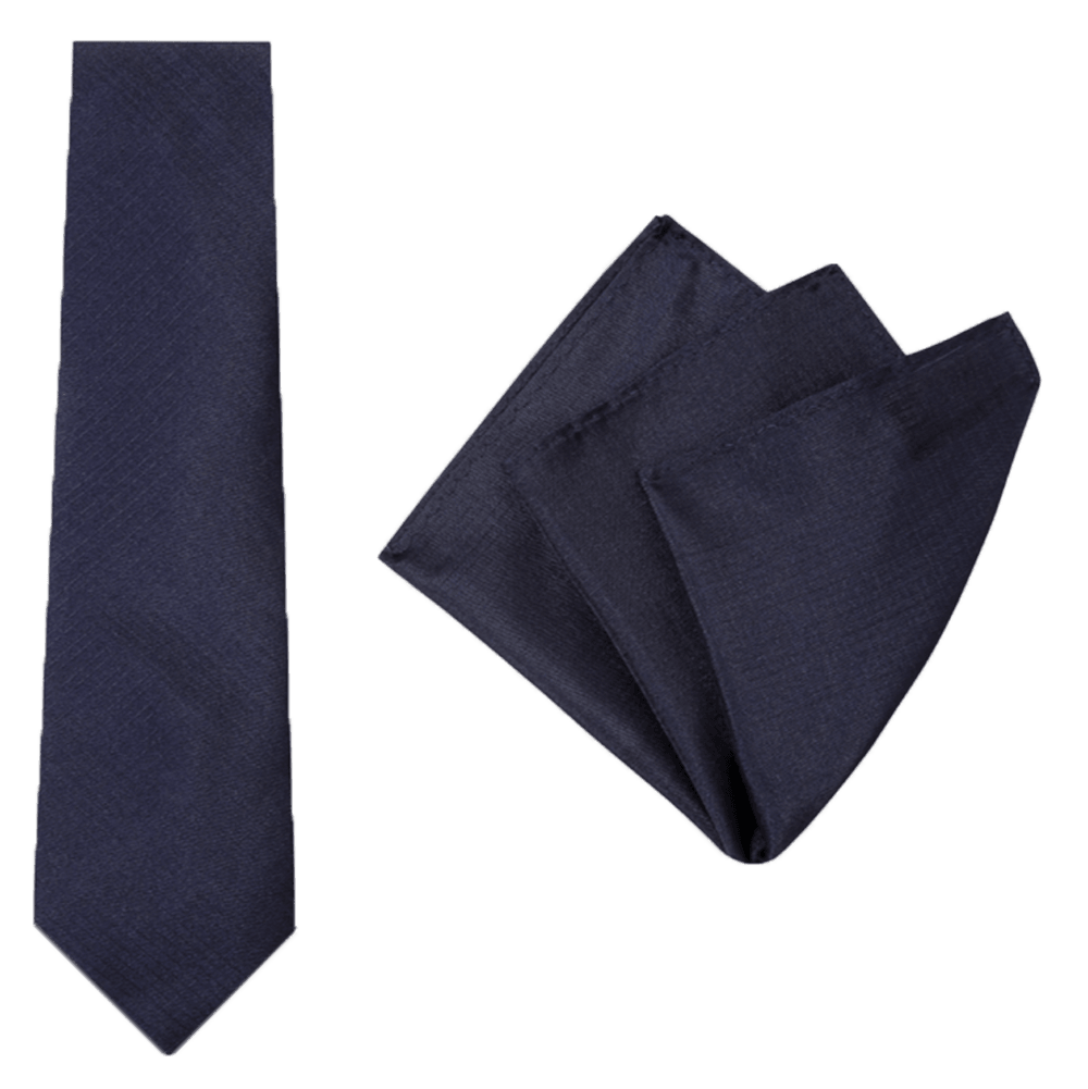 Tie Plain Midnight - Harrys for Menswear