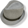 Classic Trilby Hat -SM519 By Dot & Co  https://harrysformenswear.com.au/products/polyester-trilby-hat  This practical best selling Dot & Co. by Avenel trilby hat will keep you stylish this summer. Featuring a woven polyester crown and brim , finished with a stripe ribbon band. This essential summer hat style with its basic, yet popular design is made for almost every outing and look. This hat is extremely durable, fashi…