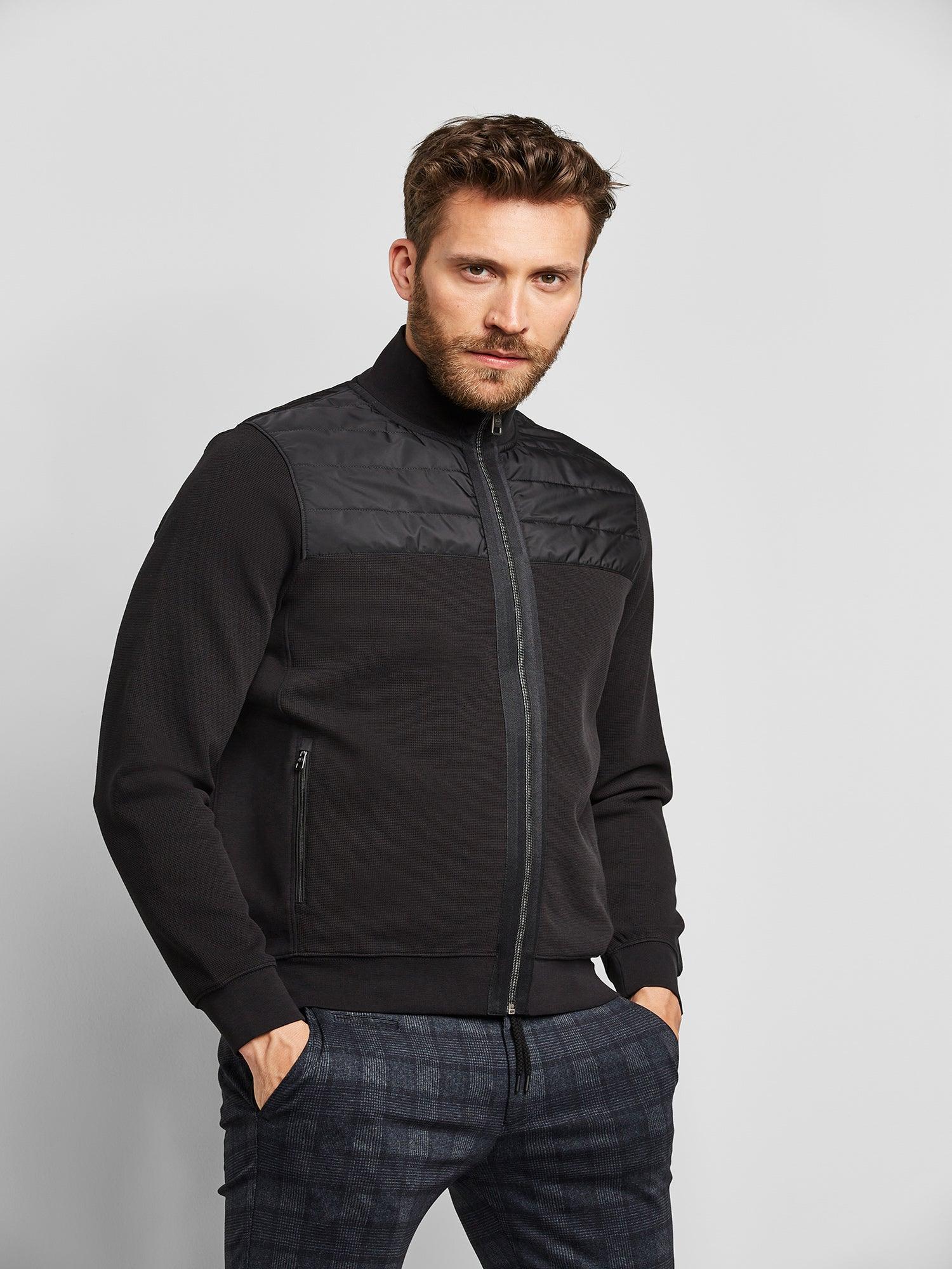 8750-Black Jacket - Harrys for Menswear