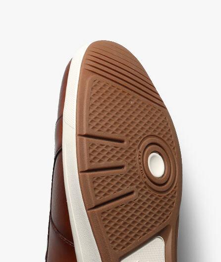 Crossover Lace Toe Sneaker-Cognac - Harrys for Menswear
